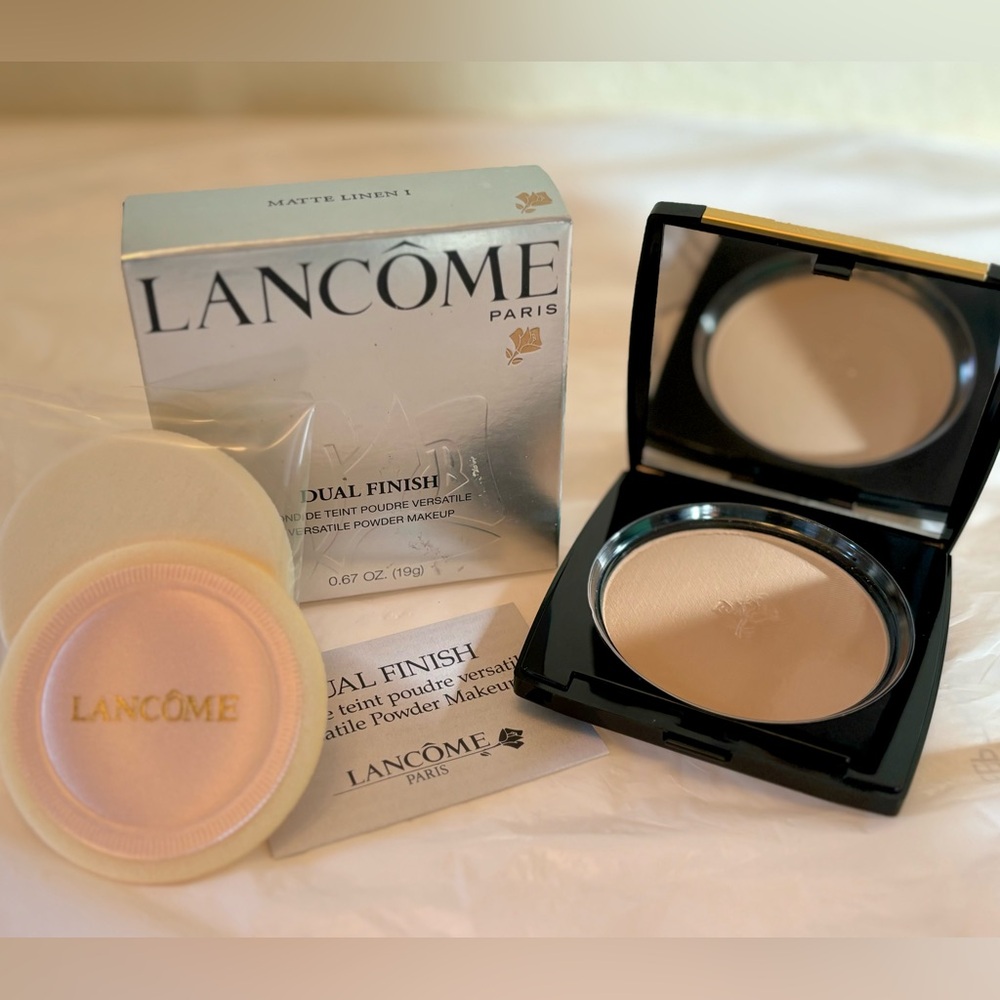 ❗️SALE❗️✨New✨Lancôme Dual Finish Powder Makeup-Matte Linen l
